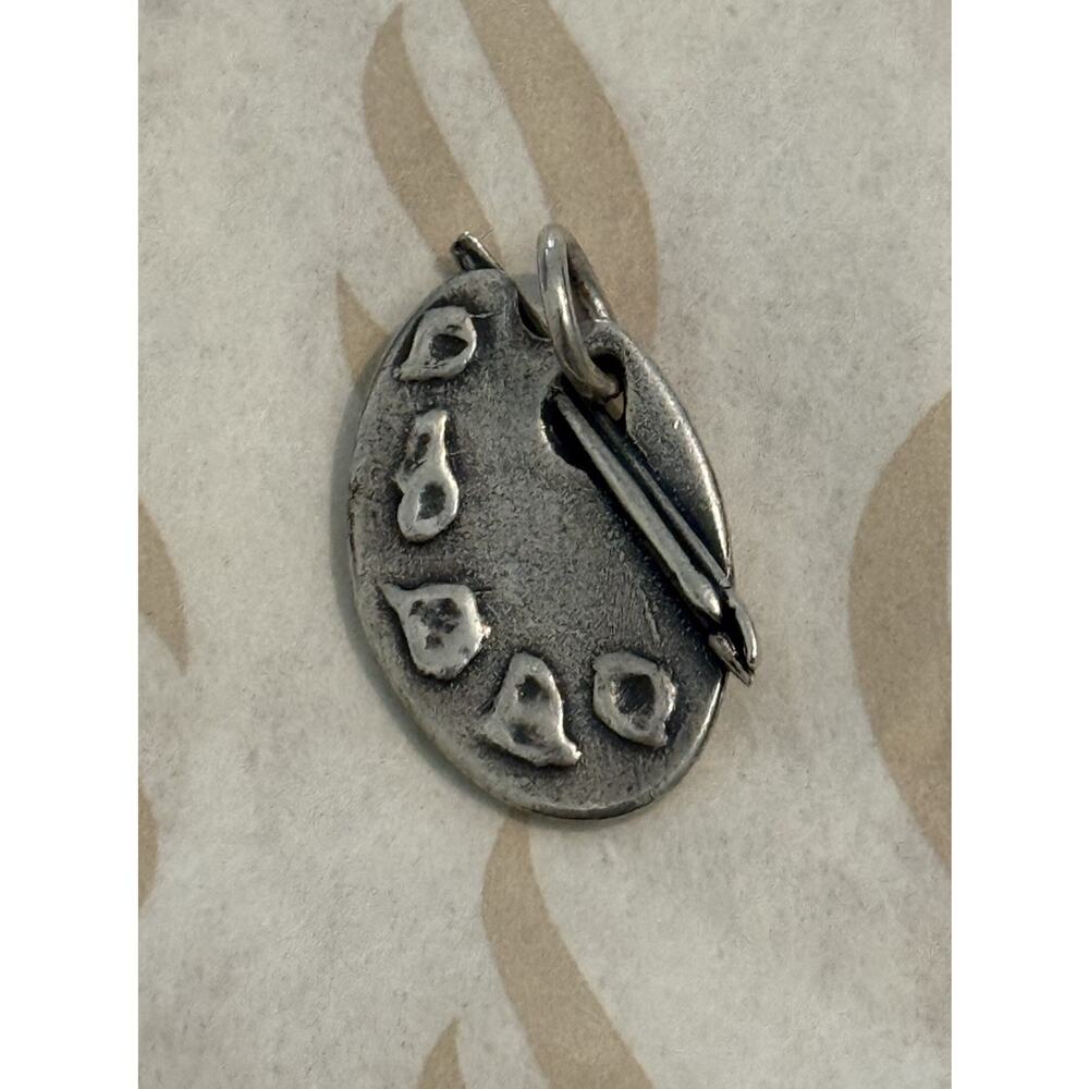James Avery Retired Sterling Silver Artist Palette Charm